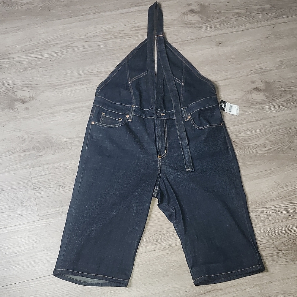 Parker Dark Blue Denim Overalls
